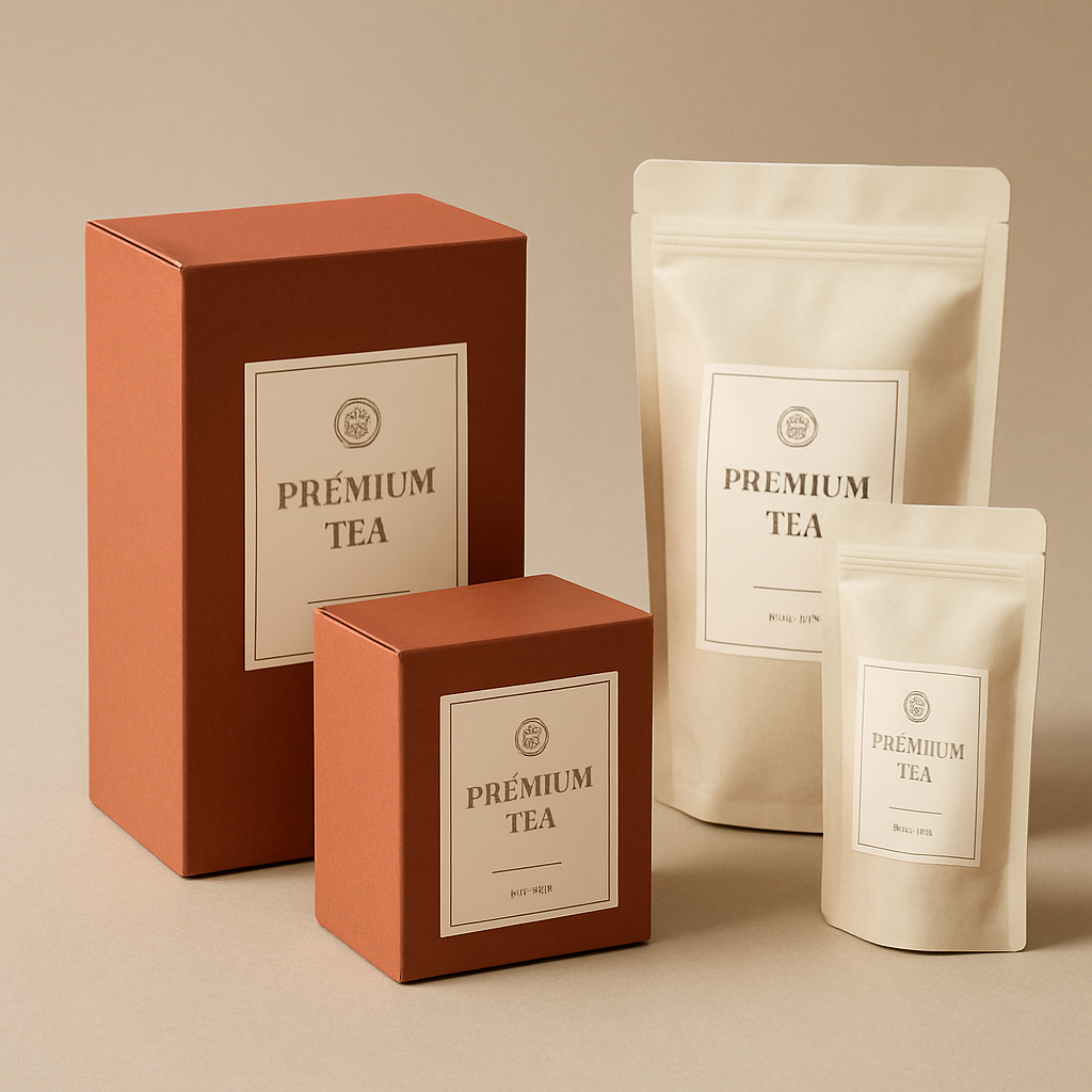 Aura Tea Co. — Packaging project by ZeeGFX